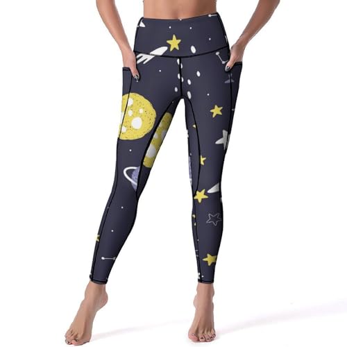 Legging femmes pantalon de sport yoga gym fitness running respirant taille S