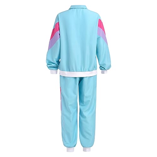 80s-Outfit-for-Men-Party-80s-Tracksuit-Men-80s-Windbreaker-Men-80s-Hip-Hop-Carnival-Halloween-Outfit-Retro-Party-Long-Sleeve-Zipper-Jacket-and-Pants-Set-Disco-Dancewear-Sky-blue-S