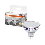 OSRAM LED Spot Lamp Star MR16 3,3 W 827, 2700 K blanc chaud, GU5.3, 120°, 396 lm, design entièrement en verre, sans mercure