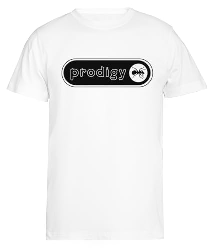 Photo de Suzetee The Prodigy T-Shirt Blanc À Manches Courtes T-Shirt Homme