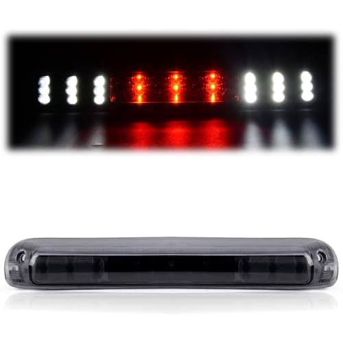 G-PLUS LED Third 3rd Brake Cargo Light Compatible With Chevy Silverado/GMC Sierra 1500 2500HD 3500HD 2007-2013 Rear High Mount Stop Lamp Tail Light (Black Housing)