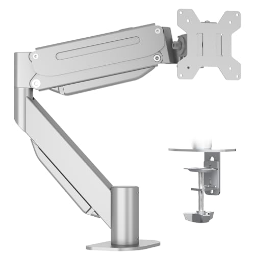 Suptek Ultrawide Monitor Arm Adjustable Heavy Duty Silver