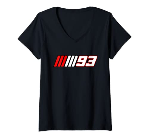 Mujer 93 Number Graphic Camiseta Cuello V