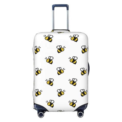 Travel Luggage Covers - honey bee Elasticity Suitcase Covers Protector for Luggage 18-32 Inch