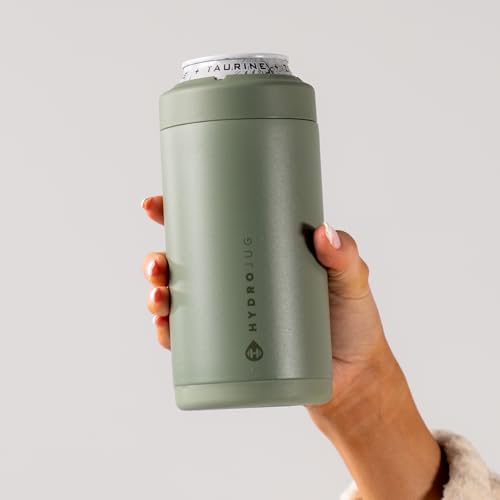 Image of HydroJug Tall Can Cooler 16 oz, Stainless Steel Can Holder, Courtyard
