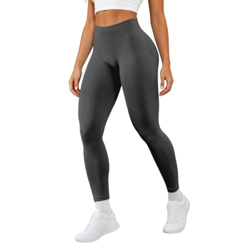 Mallas de yoga opacas leggings suaves antienredos con cintura alta para el gimnasio