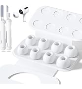 AirPods Pro 2/1用 交換用イヤーチップ ポータブル収納ボックス付き ノイズリダクションホール ダストガードスクリーン内蔵 AirPods Pro用シリコンイヤーチップ 4組