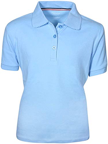 Image of French Toast Kid Girl's 2-Pack Short Sleeve Polo Shirt School Uniform