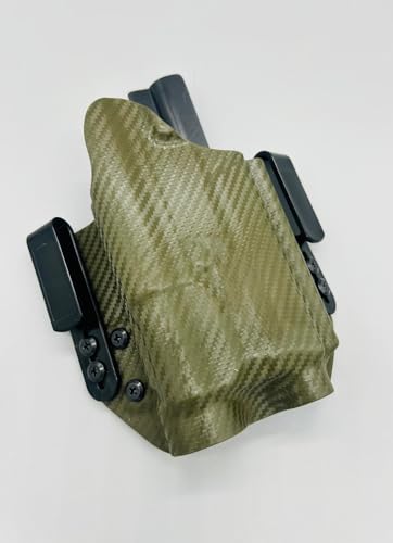 Neptune Concealment Kydex Holster for Glock 19 - Light/Laser Bearing Nestor Series IWB or OWB - Many Colors - Veteran Made in USA