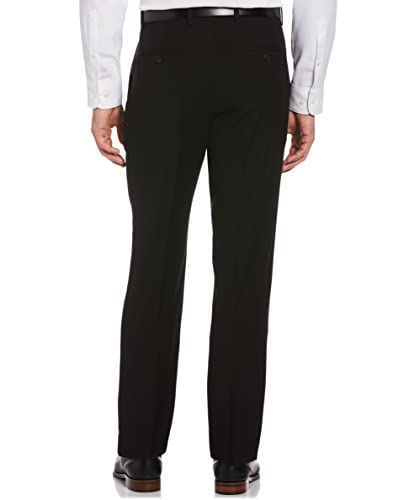 Perry Ellis Men's Suit Pants with Solid Stretch Fabric, Flexible Waistband, Straight Fit, Versatile Textured Slacks2