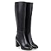 RAZAMAZA Botas Moda de Rodilla Tacon Alto para Mujer (32 AS, SM...