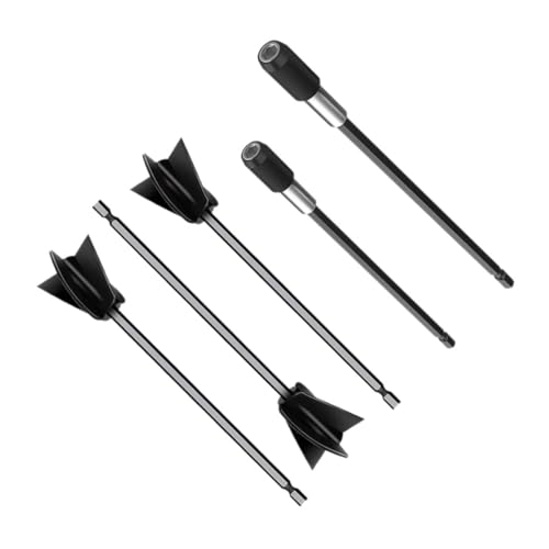 Garneck Mezclador de para Taladro Palas Plástico para Epoxi y Barniz Profesional Compatible con Taladros Eléctricos y Batería Fácil Mezcla Rápida y Duradera