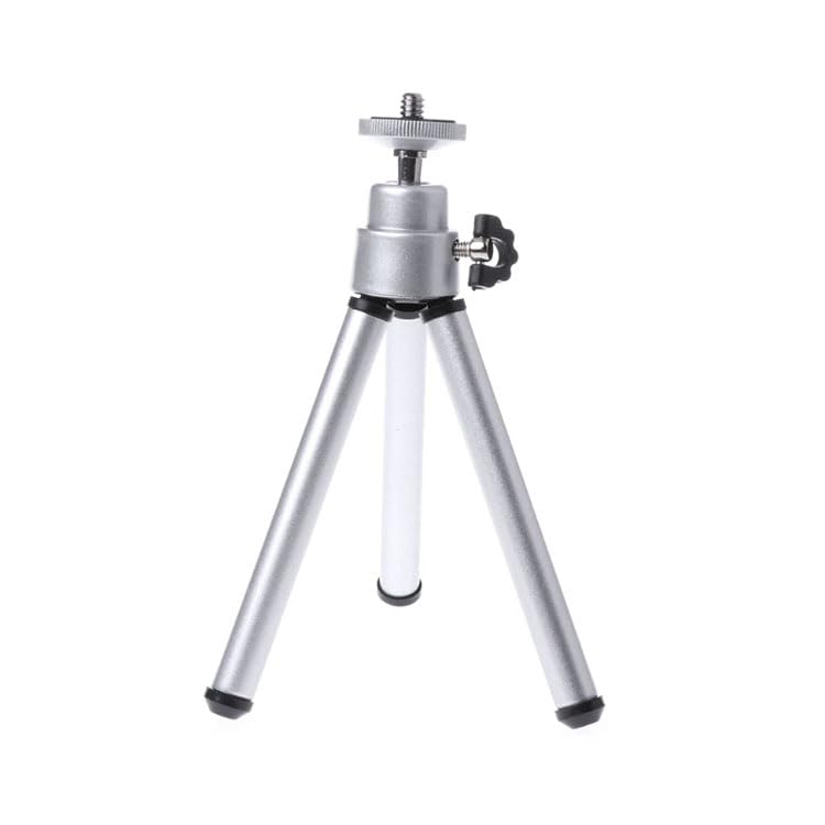 REFLEX CAMERA Lightweight Extendable Mini Tripod 5.9-7.9in – Aluminum Desktop Table Stand for Smartphone, GoPro, Webcam – Portable, Adjustable, Stable
