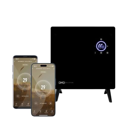 DMD | Wifi Enabled Smart Heater, Glass Panel Heater| Touch Screen Control