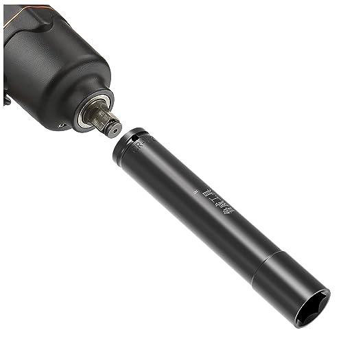 Image of 1 /2 Inch Drive by 27mm Deep Impact Socket, Heat-Treated CR-V Steel 6 Inch Length, 6-Point Metric Sizes