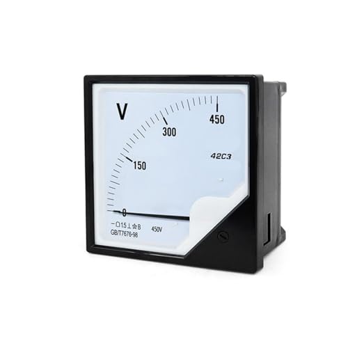 Voltmètre CC de panneau 120x120mm lecture analogique haute précision DC 3V - 3