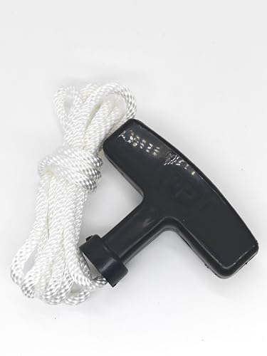 2-Pack Pull Cord 3.9 ft with Recoil Starter Handle for Honda GX160 GX200 GX240 GX270 GX340 GX390 Pull Starter for Lawn Mower, String Trimmer, Generators, Small Engines