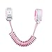 Anti Lost Wrist Link for Baby Kids Leash Child Safety Wristband Toddler Harness Leash with Lock (Pink)