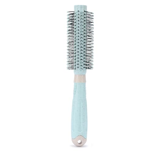 Image of Vented Curved Boar Bristle Round - Detangler & Styling Hair Brush for Men & Women | Hair Volumizer Round Comb for Curly Hair Detangling or Tangle Teezer Hair Brush
