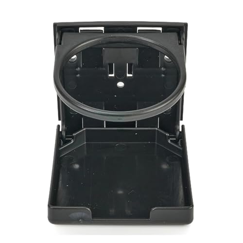 Portavasos plegable plástico negro para carro miniatura 3