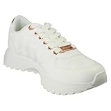 Ladies Elle Sport Casual Trainers F7321 - White Synthetic - UK Size 8 - EU Size 41 - US Size 10 - Image 9