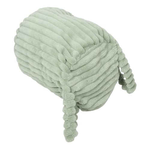 Ciieeo Funda Soporte Mejorado Taburete Franela de Color Redonda para Verde Secado al Aire y Estilo Minimalista para o Dormitorio