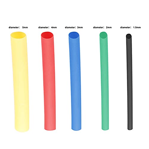 Heat Shrink Tubing 328Pcs Wire Wrap Cable Sleeve Assortment Ratio 2:1 Electric Insulation Tube - Multicolor #TOP6