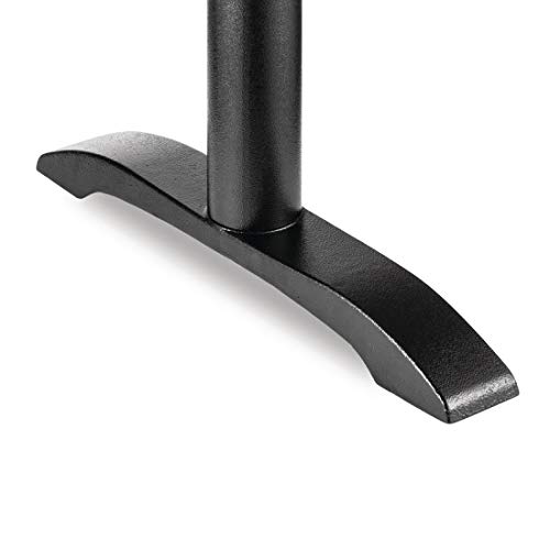 Bolero Gusseisen Tischfuß mit zwei Beinen (2er Pack), Gusseisen, Größe: 720(H)x 740(B)mm, Standardhöhe, Innen- und Außenbereich, verstellbare Füße, für Tischplatten von maximal 1600 x 900 mm, DN642
