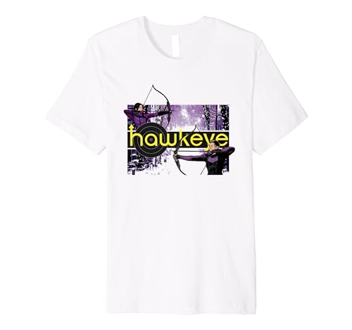 T-shirt Hawkeye Kate Bishop Clint Barton vêtement Marvel imprimé premium