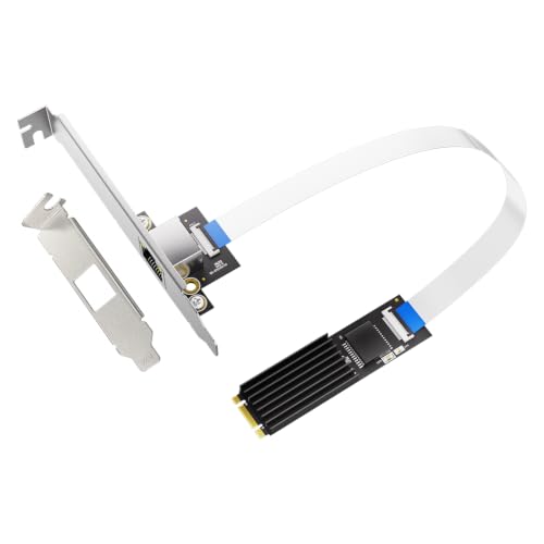 BZIZU 10Gbps M.2 to RJ45 LAN�J�[�h 10GbE M.2����RJ45�A�_�v�^�[ �l�b�g���[�N�J�[�h | Windows10/11/Server2025 2022 2019 2016/Linux�Ή� APU���[�U�[/�T�[�o�[���[�U�[