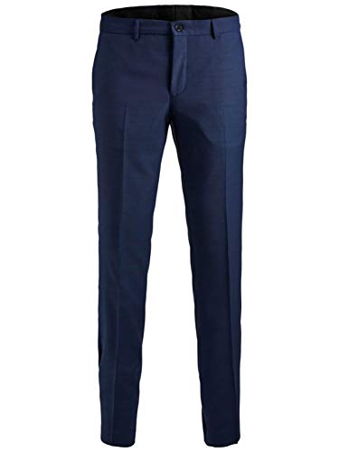 JACK & JONES Herren Jprsolaris Trouser Noos Anzughose, Blau (Medieval Blue Medieval Blue), 52 EU