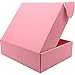 Lmuze Pink Shipping Boxes for Small Business Pack of 25-10x8x2.7 inches Cardboard Corrugated Mailer Boxes for Shipping Packaging Craft Gifts Giving Products