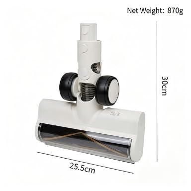 Cabezal de cepillo de suelo eléctrico para VMH1 compatible con Xiaomi G9 G10 G10 Plus 1S – Boquilla de suelo motorizada cepillo de repuesto para aspiradora de mano inalámbrica, rodillo de cepillo para