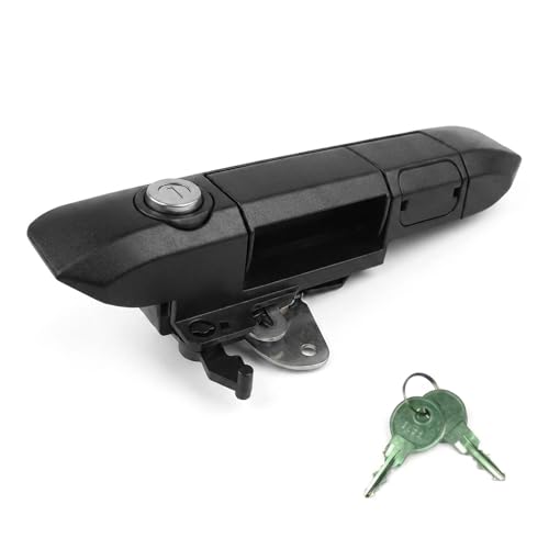 Pop & Lock PL5500 Toyota Tacoma Tailgate Lock 2005–2015 – Manual Handle Replacement, Includes 2 Keys, Anti-Theft Truck Bed Security, Easy Installation, Black