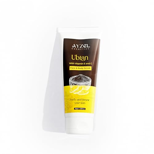 Image of Gentle Exfoliating Face & Body ubtan With Vitamin E and C face and Body Scrub | Removes Dead Skin & Impurities | Brightening All Skin Types 100gm
