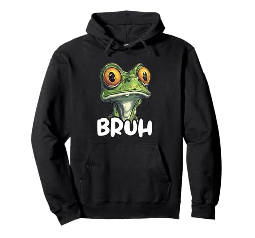 Frog Lover Bruh Rana divertida Sudadera con Capucha