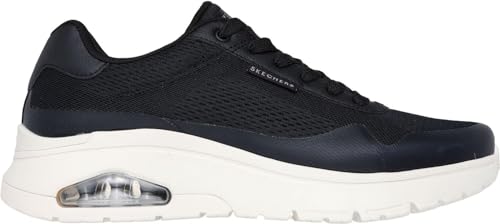 Skechers Skechers Men's Street Los Angeles UNO Flex-Spring On Air, Black White, Size 9