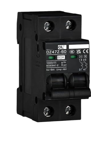 Disjoncteur CC 1000V pour sécuriser l'électricité des panneaux solaires isolés