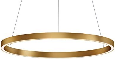 ET2 Groove-1 LED Pendant-23.5 Inches Wide by 1.25 inches high-Gold Finish