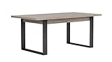 Esta mesa puede acoger a 8 personas alrededor de su bandeja en modo extensible.