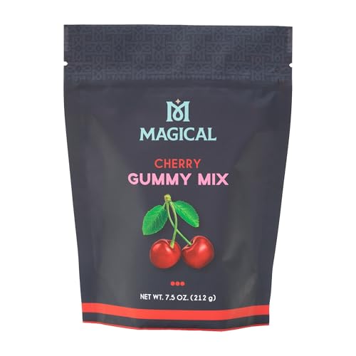 Magical Butter Normal Cherry Gummy Mix – Easy Gelatin Powder for Homemade Gummies – Fruity Candy Mix for DIY Treats