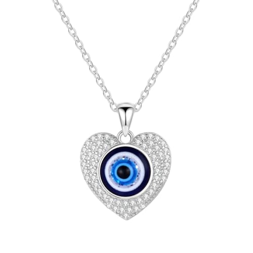 Collier turc en argent sterling pour femme avec son pendentif ras du cou porte-bonheur