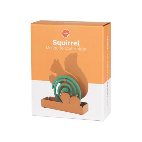 Support spirale anti-moustique Balvi écureuil marron avec base - 3