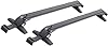 Roof Rack Crossbars Universal Roof Rack Bars, Rooftop Luggage Canoe Kayak Carrier Rack,Baggage Cargo Luggage Aluminum Fits Cars Without Roof Rail, Black (100cm/3.28ft)