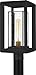 Quoizel INF9009EK Infinger Outdoor Post, 1-Light 100 Watts, Earth Black