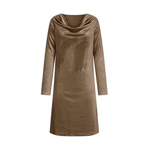 Robe en velours à col bénitier extensible pour un confort drapé parfait