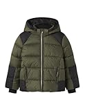 Name It Enfants, veste, enfant, détails décoratifs réfléchissants, capuche amovible pour la sécurité, une mentonnière à la fermeture éclair empêche la peau de se coincer, guêtres de neige empêchent la pénétration de la neige, fermeture éclair, capuche amovible, manches longues
