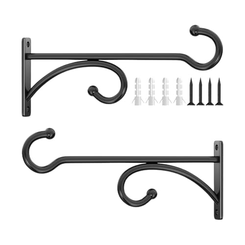 Colgador de pared para plantas en terrazas soporte fuerte para decorar porches 2