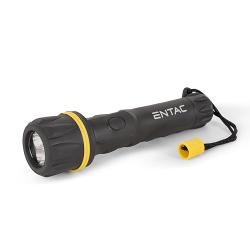 Entac Taschenlampe, 2AA, Kunststoff, Kompakt und Tragbar
