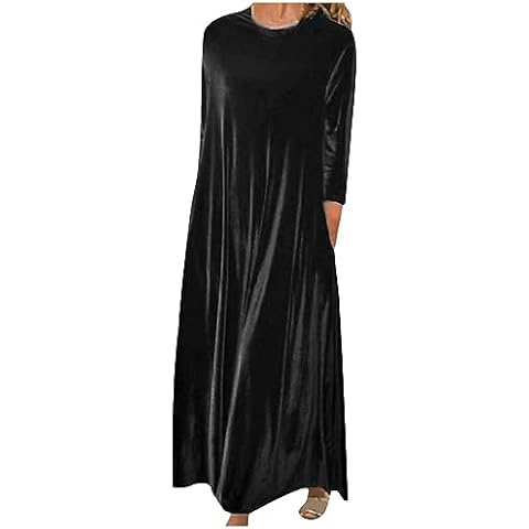 Elegant Velvet Maxi Dress for Women Cover